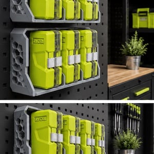 3D-utskriven förvaringsstation för Ryobi Dock-it-väskor