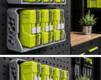 3D Printed Storage Station for Ryobi Dock-it Cases
