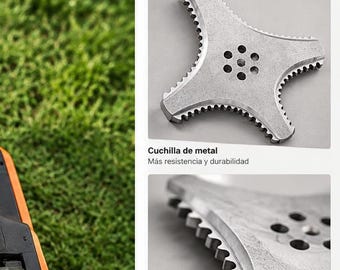 Stainless steel cutting disc with 10-year warranty for Worx Landroid