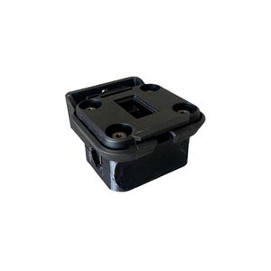 Support base compatible with Garmin Zumo on BMW R1200 GS handlebars.