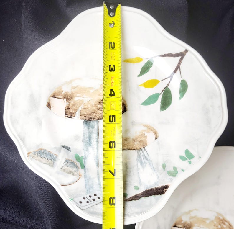 Anthropologie Svampsalladstallrikar (set om 2): Rebecca Rebouché Nyfiken Lövfällande Kollektion bild 8