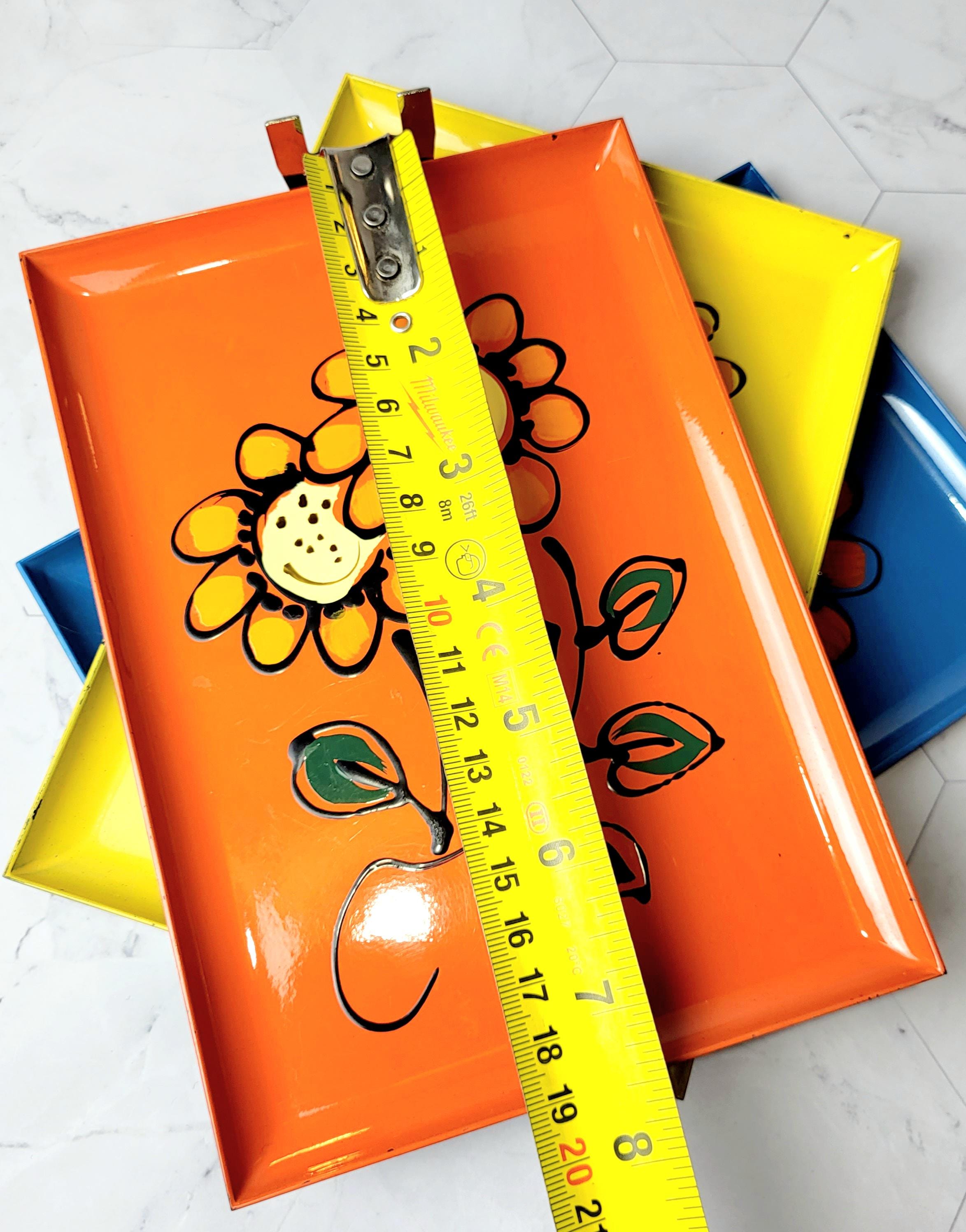 ヴィンテージ 漆塗り トレー：花柄 3個セット - Etsy 日本