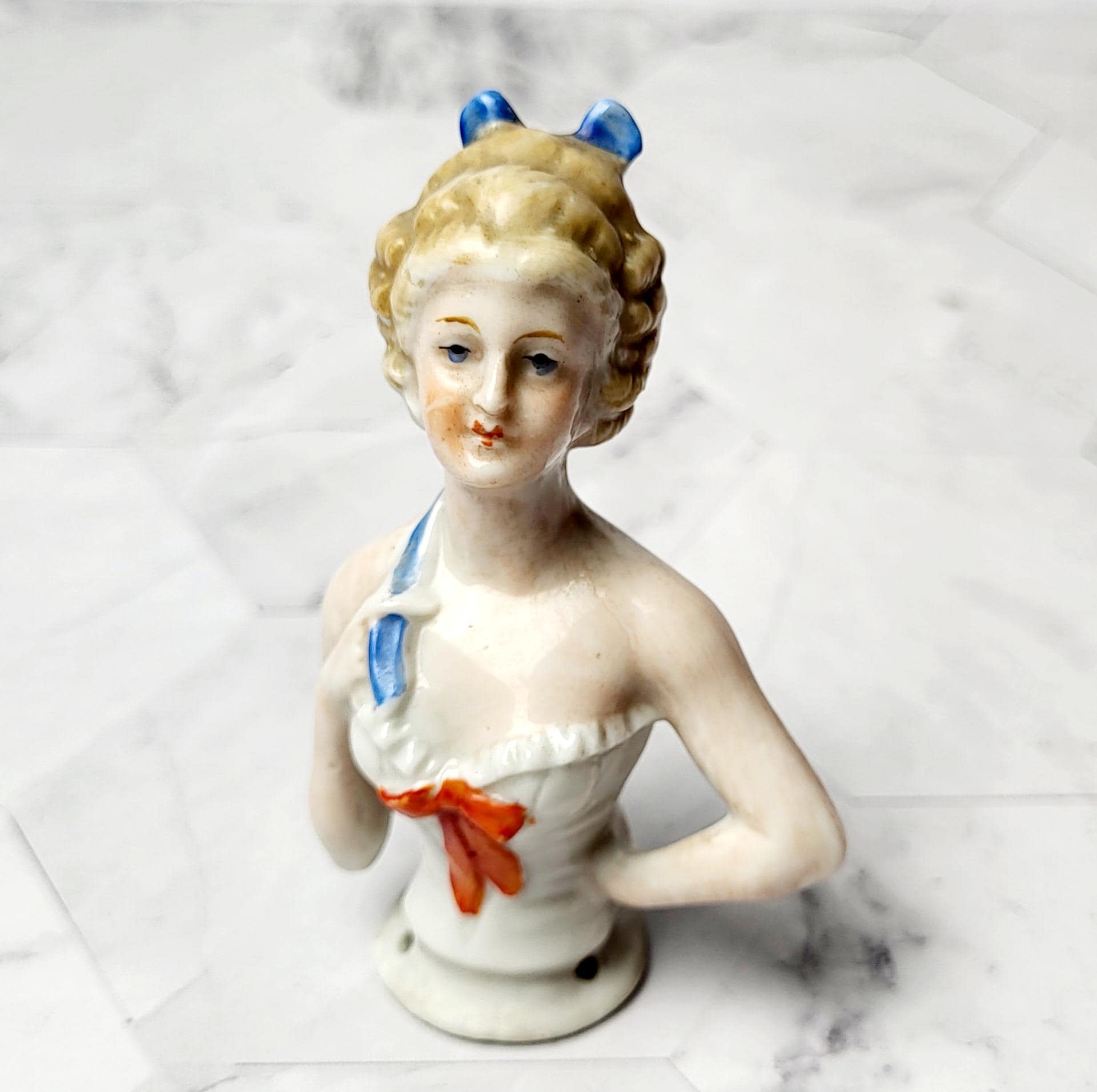 Porcelain half doll - Etsy 日本
