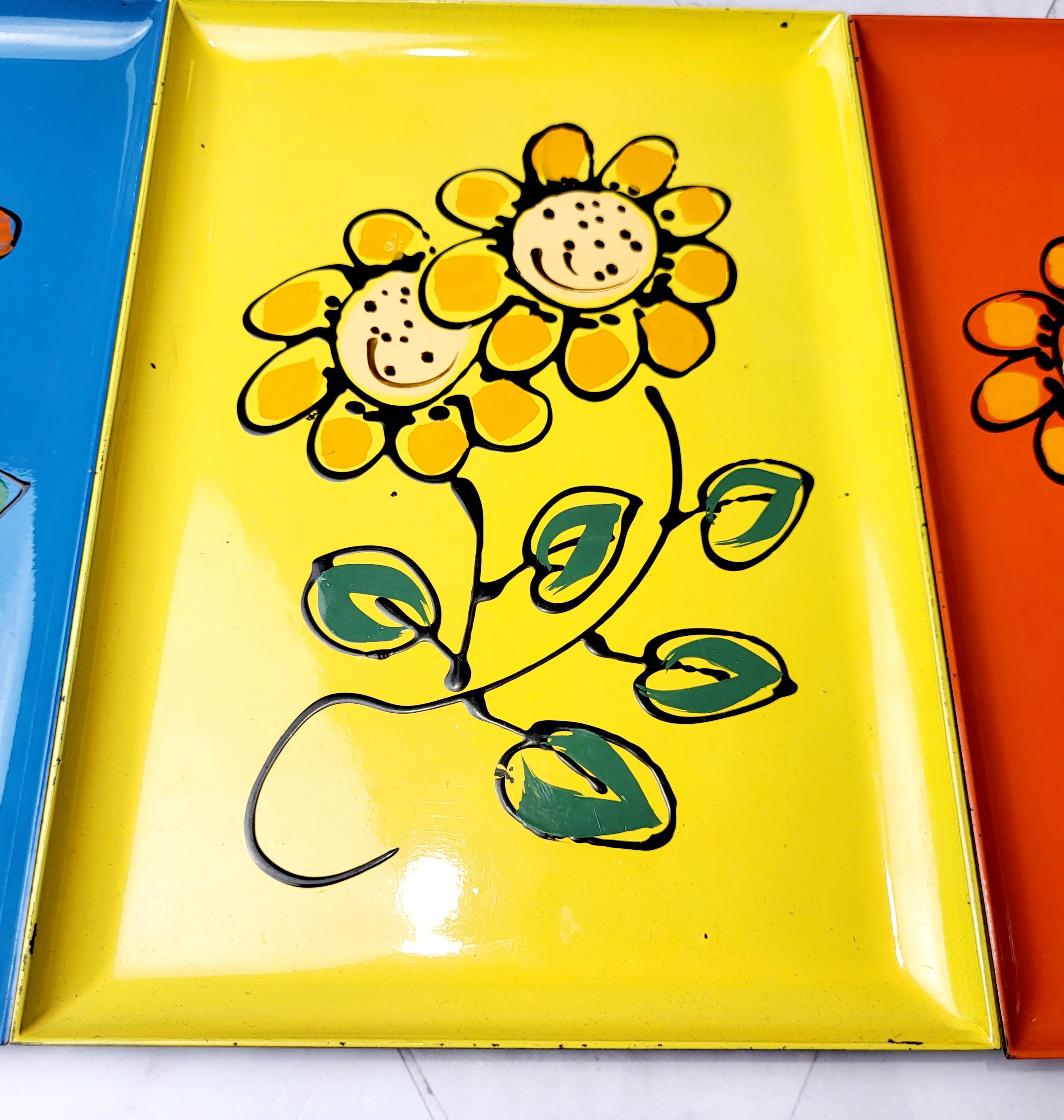 ヴィンテージ 漆塗り トレー：花柄 3個セット - Etsy 日本