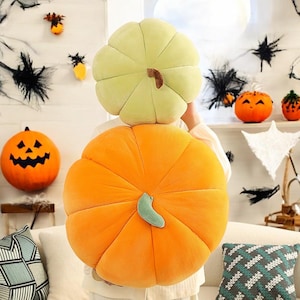 Halloween Pillow,Halloween Ornaments,Halloween Pumpkin Plush,Halloween Decor,Fall Decor,Halloween Decor Indoor,Haloween Gift,Pumpkin Decor