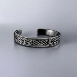 Viking Bracelet, Nordic Knotwork Cuff, Warrior Bangle, Norse Mythology Jewelry, Cosplay, Perfect Gift Idea