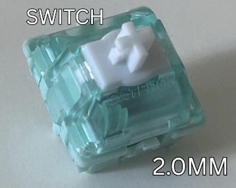 Interruptores de teclado Gateron Magnetic Jade Pro HE de 2,0 mm MODIFICADOS (extractor de interruptores incluido)