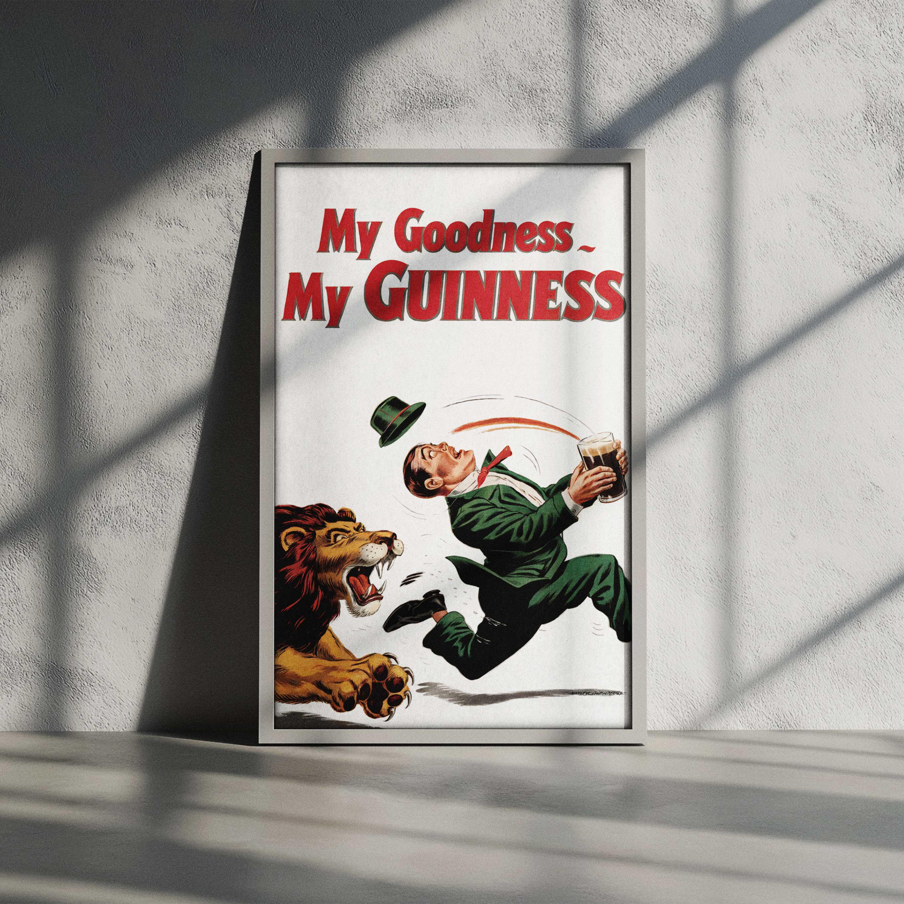 Plaque Publicitaire Métal Bombée My Goodness - My GUINNESS 20x30cm Neuve