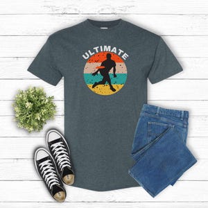 Ultimate frisbee-t-shirt, ultieme vangst, discgolf, een frisbee passeren, kleurrijk shirt, cadeaus voor frisbee-spelers