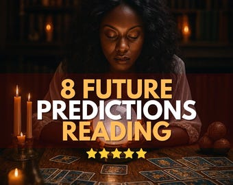 8 Future Psychic Predictions, Fortune Teller Reading, Psychic Reading, Same Hour Fortune Reading, Fortune Teller Reading,
