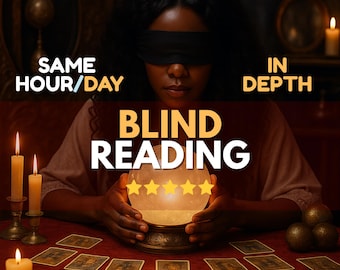 Blind tarot lezen, tarotkaart lezen Gedetailleerde blind tarot lezen, lezen zonder vragen, nauwkeurig lezen van liefde, tarotkaarten lezen