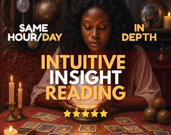 Intuitive Insight Psychic Reading, Spiritual Message,  Love & Life, Energy Reading, Accurate Reading, Energy Reading, Fast Delivery