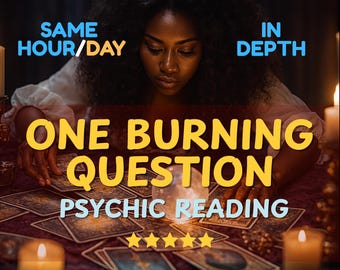 1 Question Tarot Reading: Same Hour/Day Psychic Insight on Your Relationship, Get Accurate Answers Fast , 1 Questions Psychic Reading