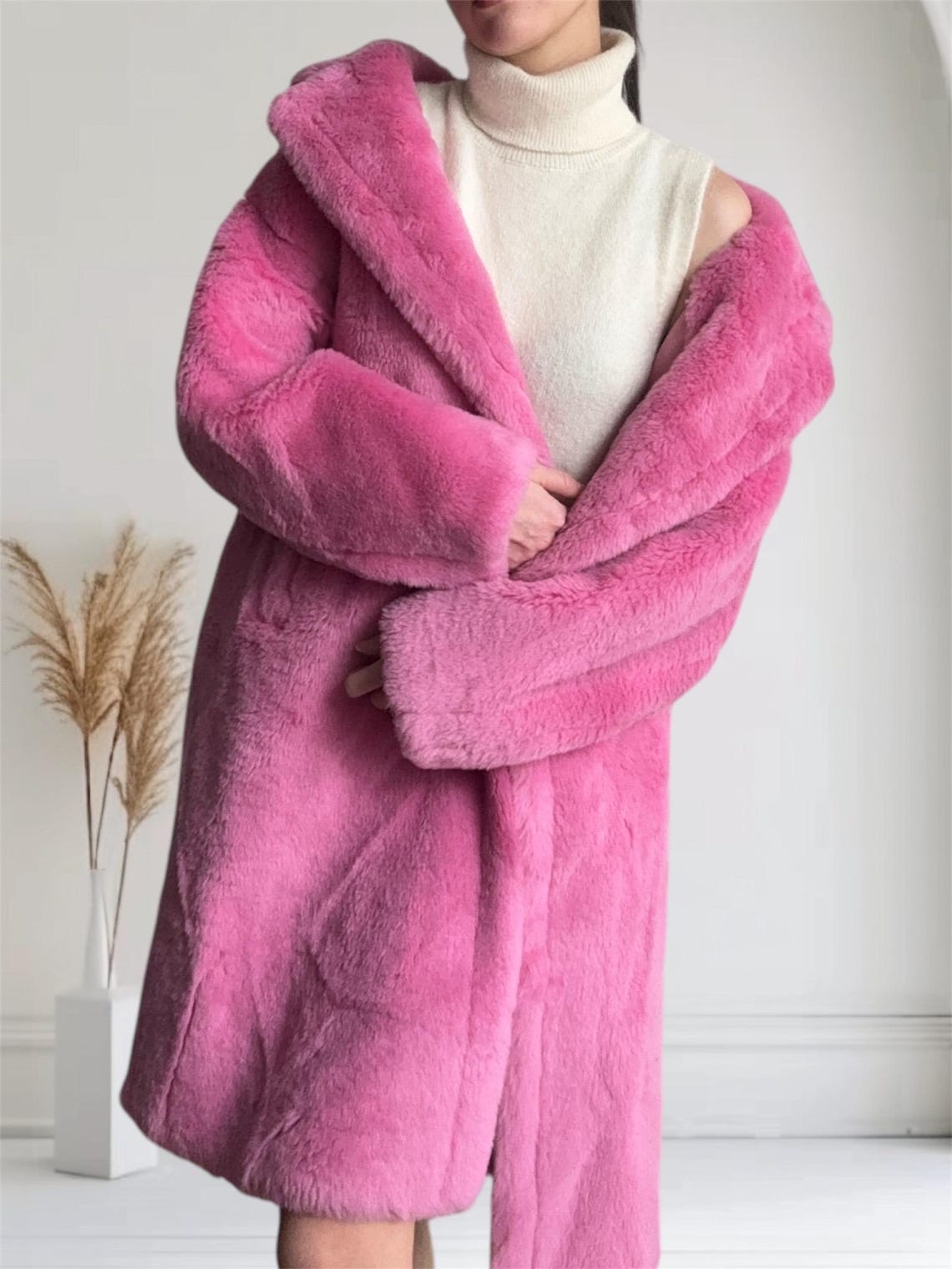 Teddy Floral Dream coat