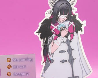 Columbina sticker, vinyl sticker, 3" or 4", holo or white