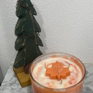 Mulled Cider Soy Candle | Fall Scented Candle | Cozy Autumn Fragrance | Cinnamon & Spiced Apple | Handcrafted Soy Wax Candle