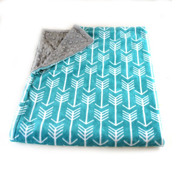 Adult Minky Blanket Personalized Blanket Teal Minky Throw Etsy