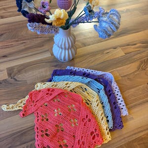 Boho Crochet Hair Bandana | Hair Scarf | Hairband | Headwear | Crochet Gifts | Hair Accessories | Handmade