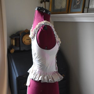 Marie Antoinette Victorian inspired rococo costume top bodice 18th century image 3