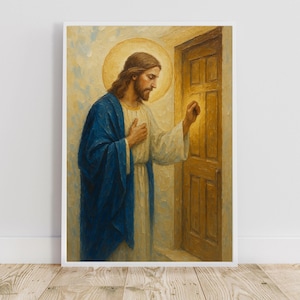 Jesus Wall Art – He Knocks on Your Door
