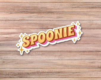 Spoonie Sticker: Chronic Illness Awareness - Glossy or Holographic
