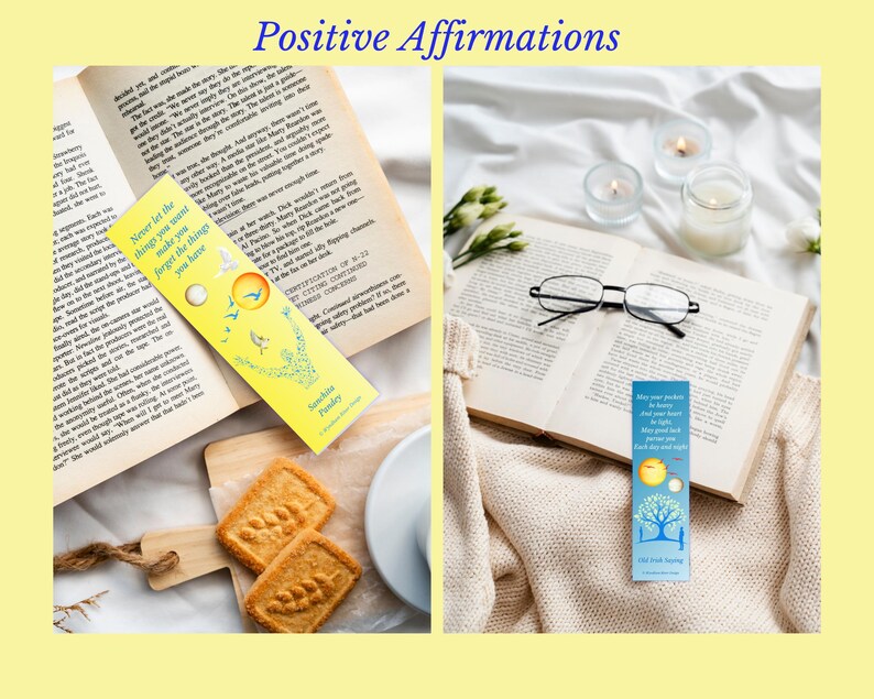 Inspirational Quote Bookmarks: Printable Set of 10 Bookmarks, (digital ...