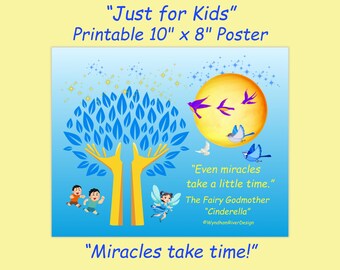 Inspirational Kids Posters, 10x8, Positive Affirmation, Kunst für Kinder, Kinderzimmer Dekor, Klassenzimmer Poster, druckbare Digital Home Wandkunst