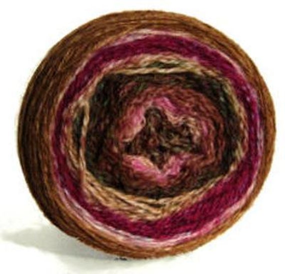 Self Striping Gorgeous Yarn Hand Dyed in the US Freia Fine Handpaint Flux Lace