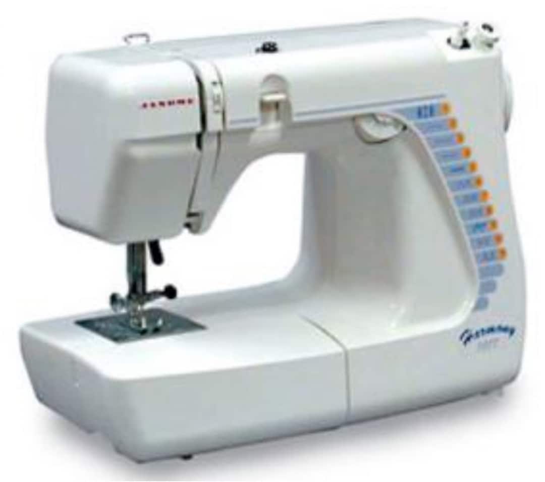 Janome Harmony 1017 Sewing Machine Works Great! W/ Cover and Extras! 10 ...