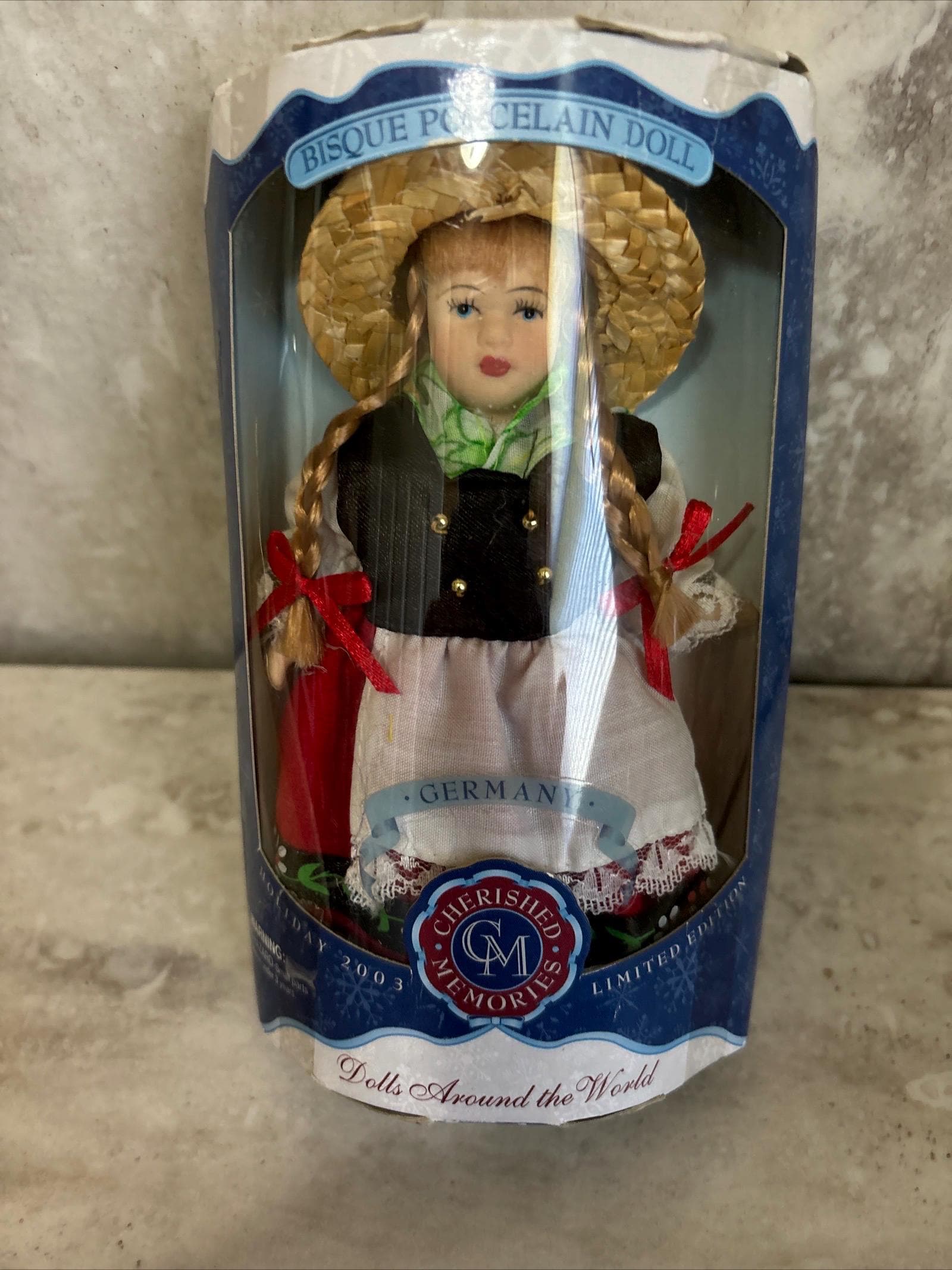 Vintage Bisque Porcelain Doll Germany Cherished Memories Dolls
