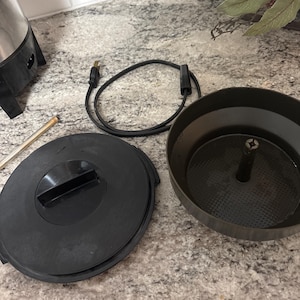 Cafetera vintage West Bend 58030 de 12 a 30 tazas, de aluminio, con tapa de aluminio, probada y en funcionamiento. imagen 8