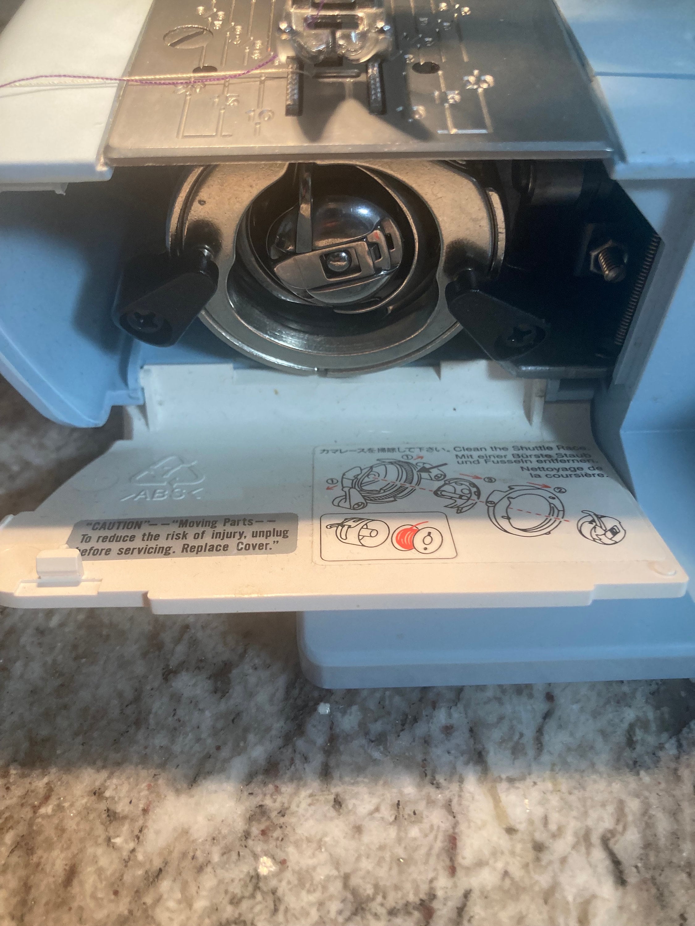 Kenmore Mini Ultra Light Blue Sewing Machine 385.11206300