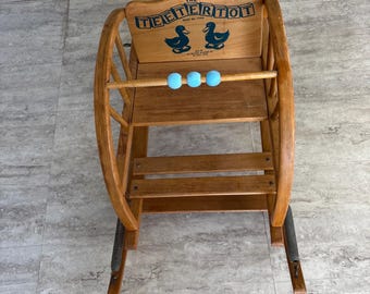 Mid Century Modern TEETERTOT Delphos Bending Co Rocking/bouncy