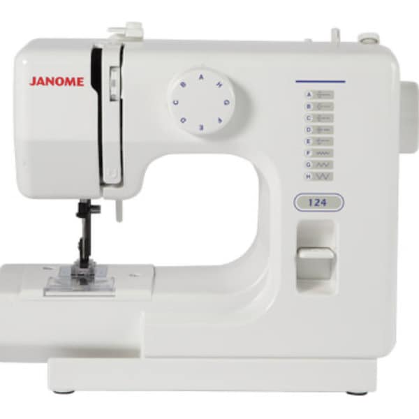 Janome 124 Electric Sewing Machine Small Mini Compact Lightweight 5 lbs Portable-Freearm, ZigZag- Great Machine for Beginners! BOXED! Sew