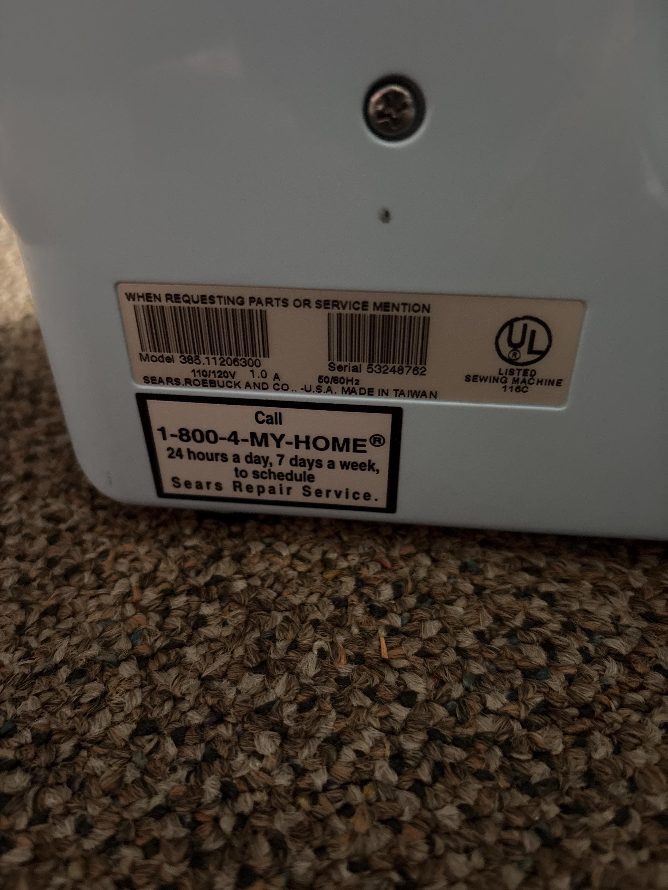 Kenmore Mini Ultra Light Blue Sewing Machine 385.11206300