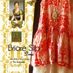 Briare Slip Dress TG-A6029 Sewing Pattern by Tina Givens- Lagenlook Style!