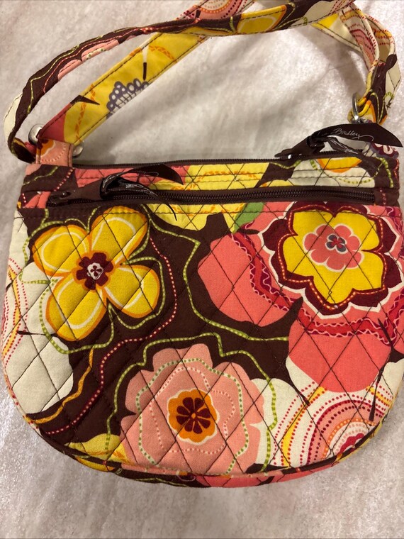 Vera Bradley Lizzy Crossbody Purse “buttercup Pattern” Retired