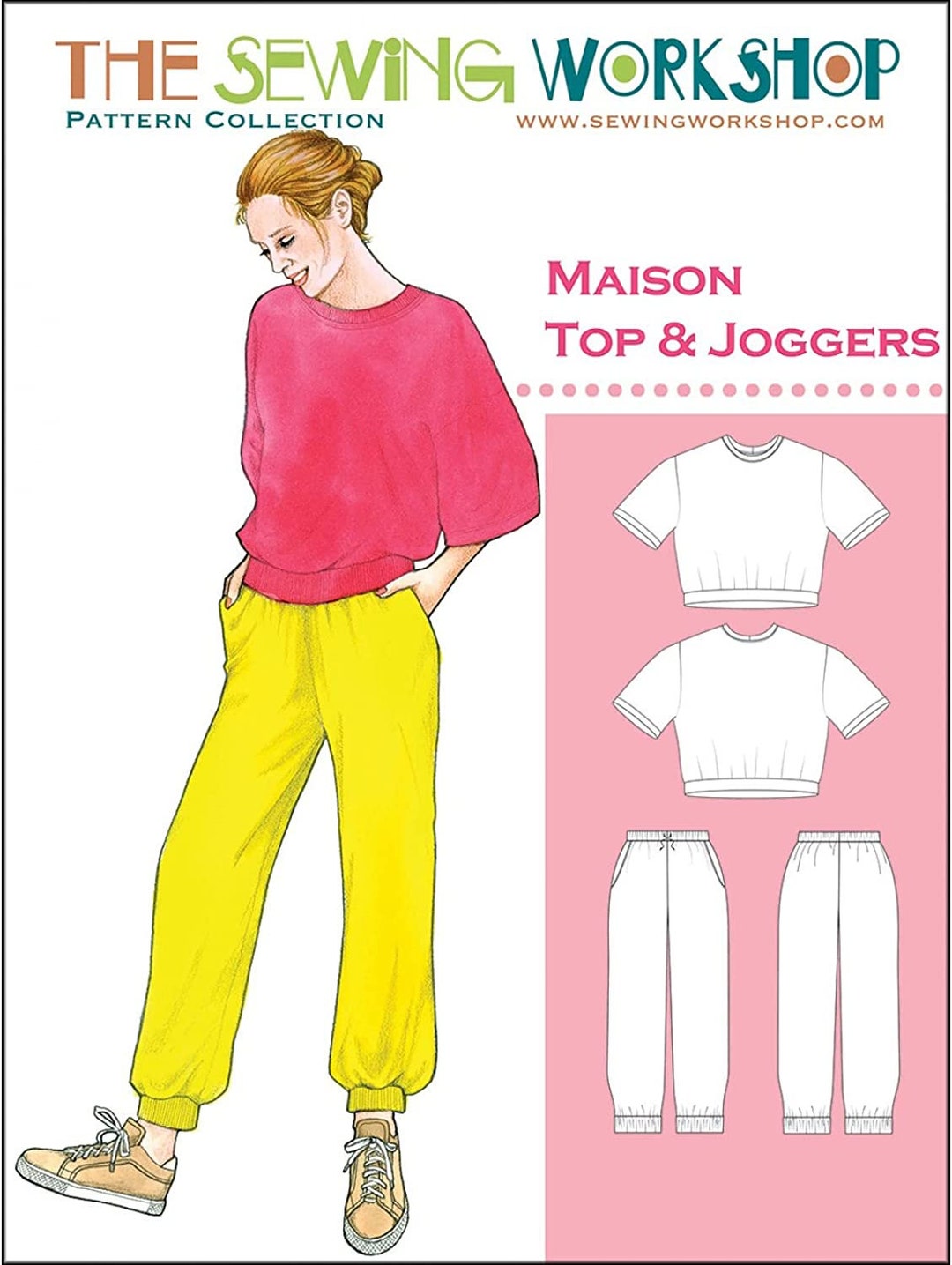 Maison Top and Joggers Pattern, Sewing Pattern by the Sewing Workshop ...
