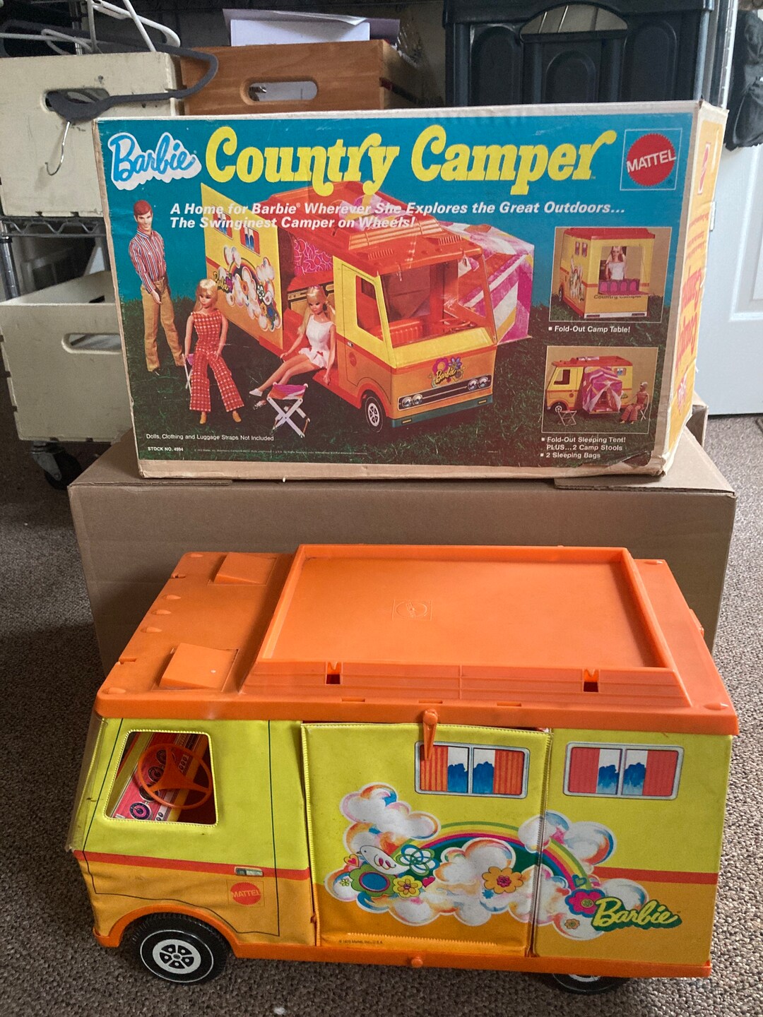 Vintage Barbie Country Camper 1970 Removable Doors for Easy - Etsy