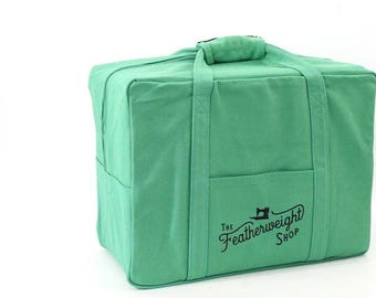 Green Tote Bag for Featherweight Sewing Machines & Other Compact Machines , New! Fits most Compact Machines! Fits Featherweight Hard Case!
