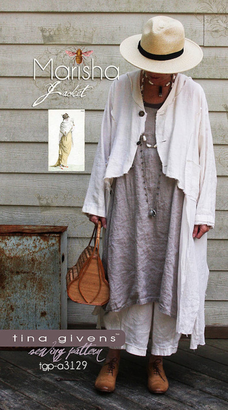 Marisha Jacket TG-A3129 Sewing Pattern by Tina Givens image 1