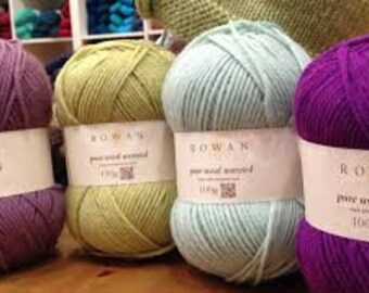 rowan aran weight yarn