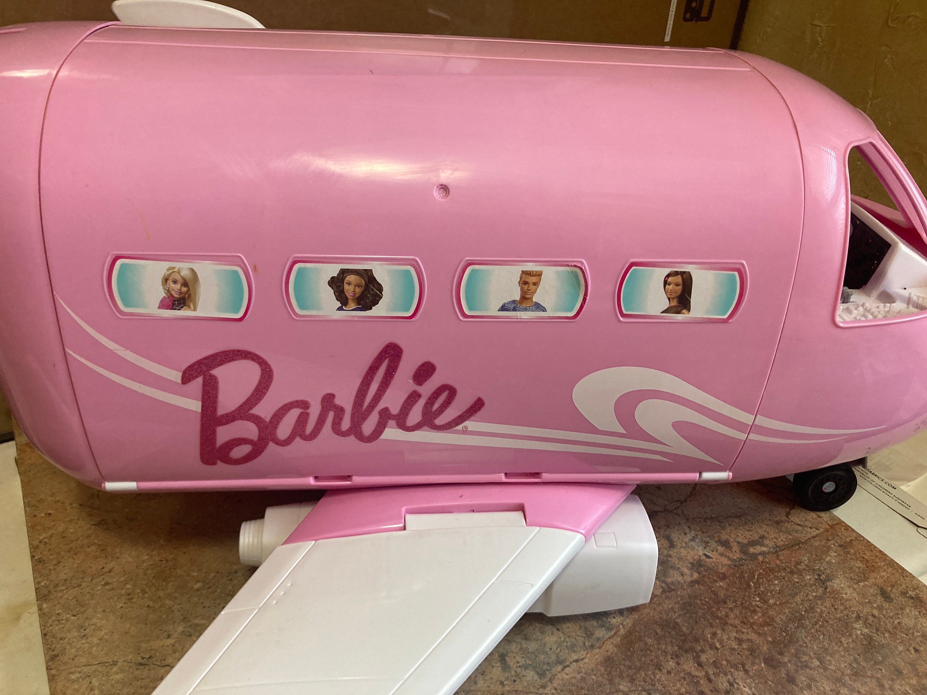Vintage Barbie Pink Passport Glamour Vacation Jumbo Jet - Etsy