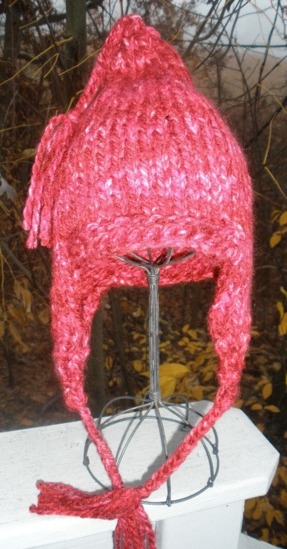 Easy Pixie Ear Flap Hat Knitting Pattern Toddler And Child Sizes