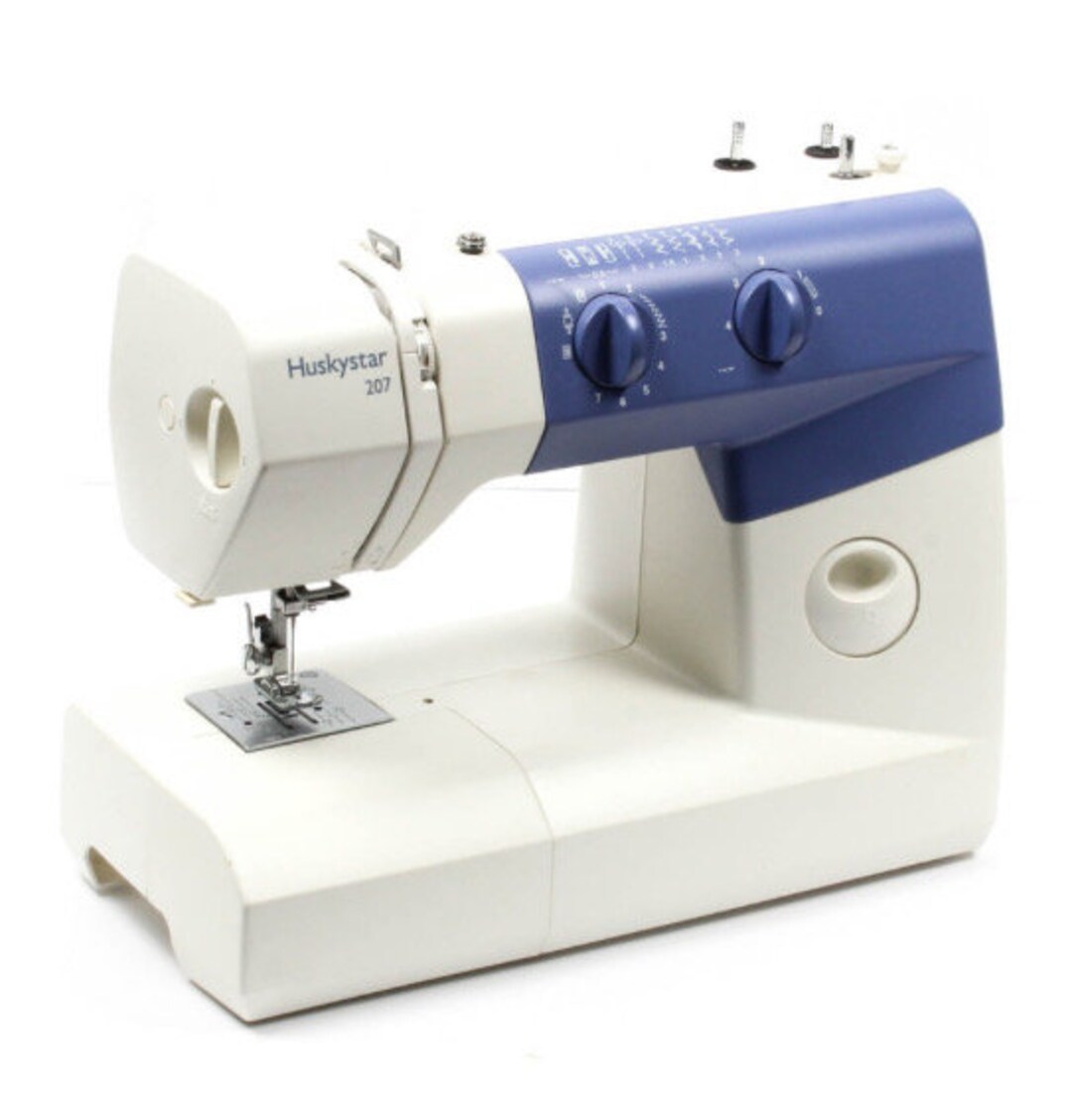 Husqvarna Viking Huskystar 207 Sewing Machine W/ Manual, Cover, Extras