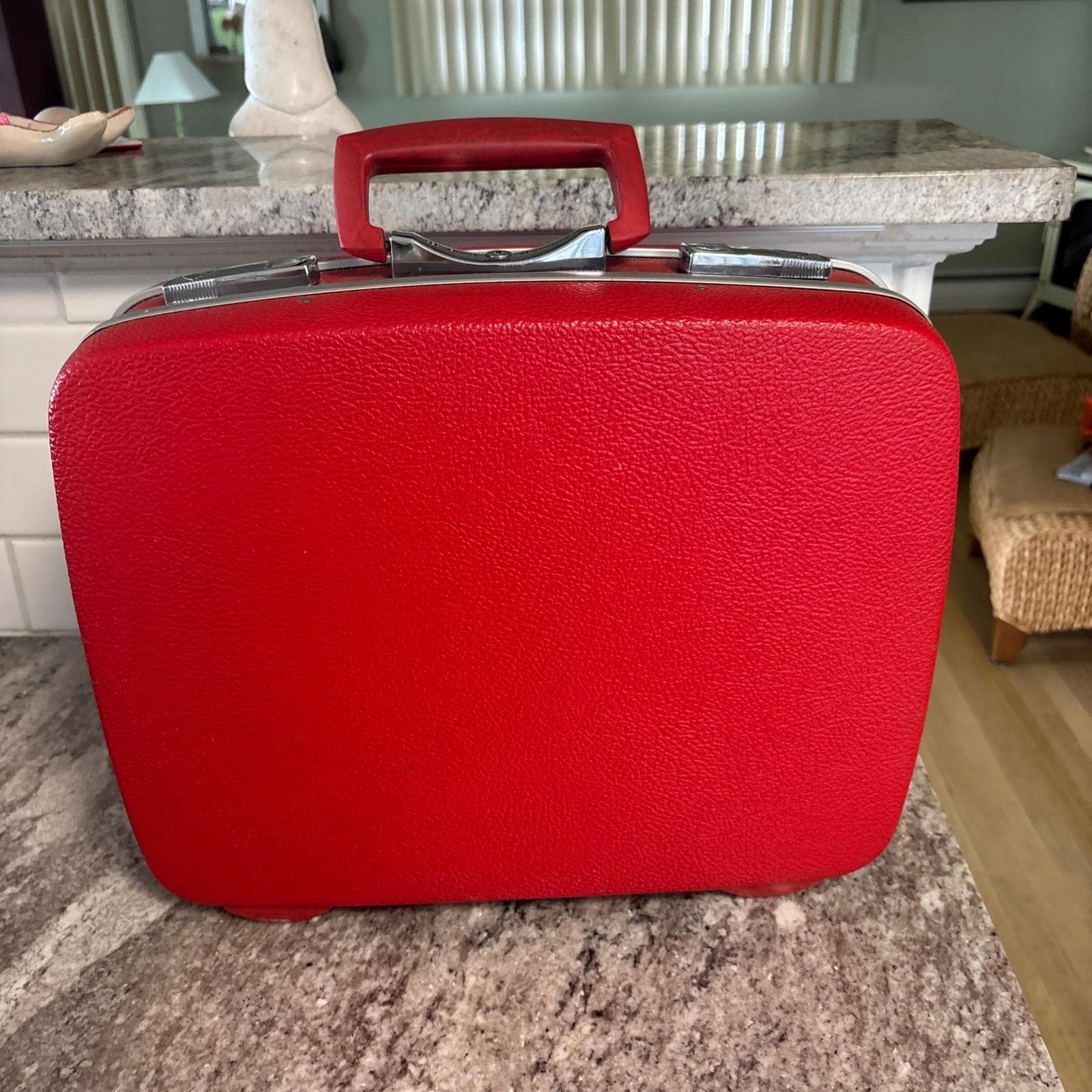 Red Samsonite Suitcase - Etsy