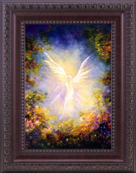 Angel Art Wall decor Home Decor Guardian Angel Print Angel | Etsy