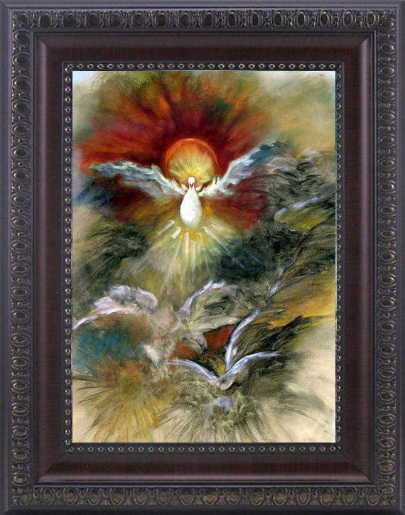 Items similar to Holy Spirit Print, Spiritual Gift, Christian Art, Home