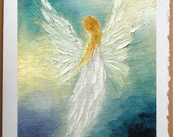 Art Card, Angel Card, Blank Greeting Cards, Greeting Cards, Angel, Fine Art cards, Blank Notecards,