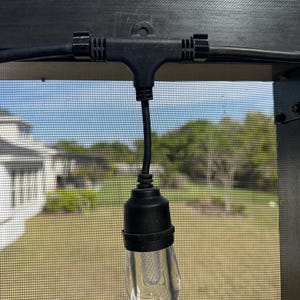 Snap-On Pool Cage String Light Clips | Channel Mount Lanai Hooks | No Drill Hurricane Tested